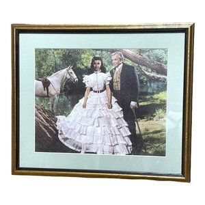 Vivien Leigh & Thomas Mitchell in Gone With the Wind 8x10 Framed & Matted Photo